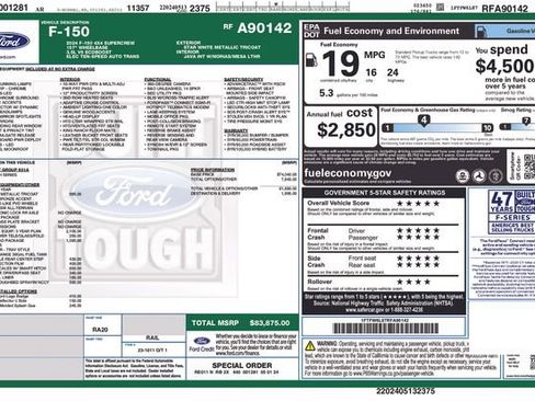 Used 2024 Ford F150 King Ranch w/ FX4 Off-Road Package AWD/4WD image 33