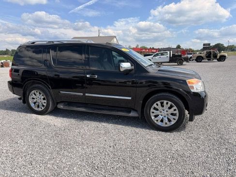 Used 2015 Nissan Armada Platinum w/ 2nd Row Captain Seat Package RWD image 1