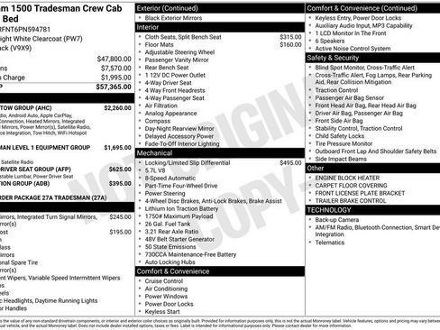 Used 2023 RAM 1500 Tradesman w/ Trailer Tow Group AWD/4WD image 9