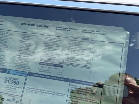 New 2027 GMC Terrain Denali w/ LPO, Black Badging Package AWD/4WD image 8