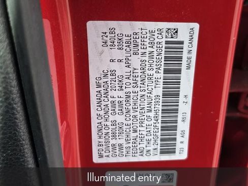 Certified 2024 Honda Civic Sport image 39