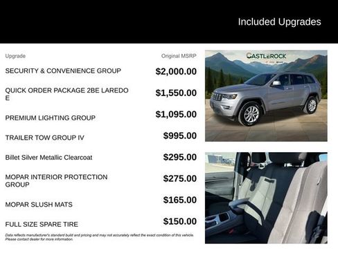 Certified 2021 Jeep Grand Cherokee Laredo w/ Security & Convenience Group image 5