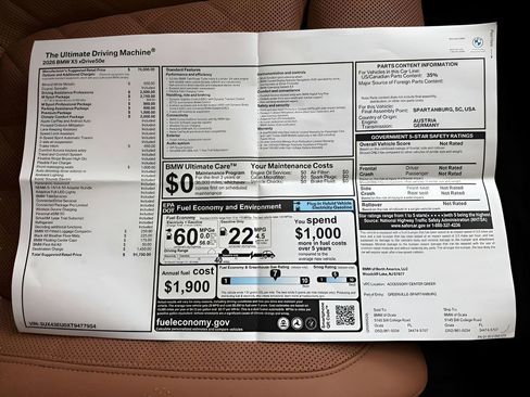 New 2026 BMW X5 xDrive50e w/ M Sport Package AWD/4WD image 25