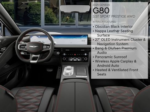 New 2025 Genesis G80 3.5T Sport Prestige image 17