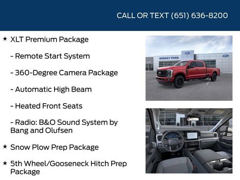 New 2025 Ford F350 XLT w/ Black Appearance Package image 15