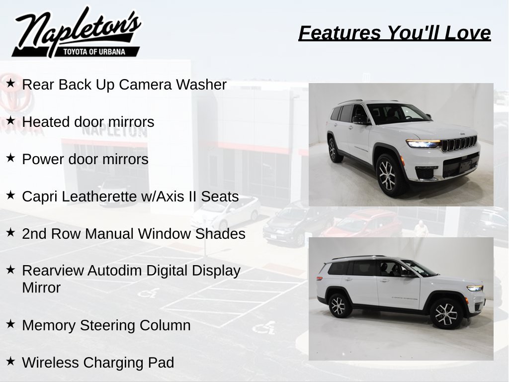 Used 2023 Jeep Grand Cherokee L Limited w/ Luxury Tech Group II AWD/4WD image 26