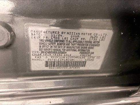 Used 2025 Nissan Versa S w/ S Plus Package FWD image 29