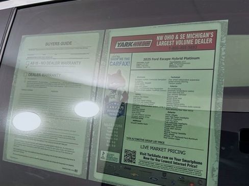 Used 2025 Ford Escape Platinum image 13