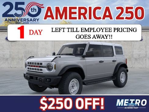 New 2026 Ford Bronco Heritage Edition AWD/4WD image 2