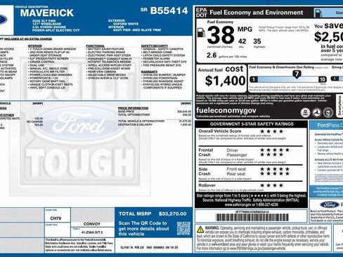 New 2025 Ford Maverick XLT image 2