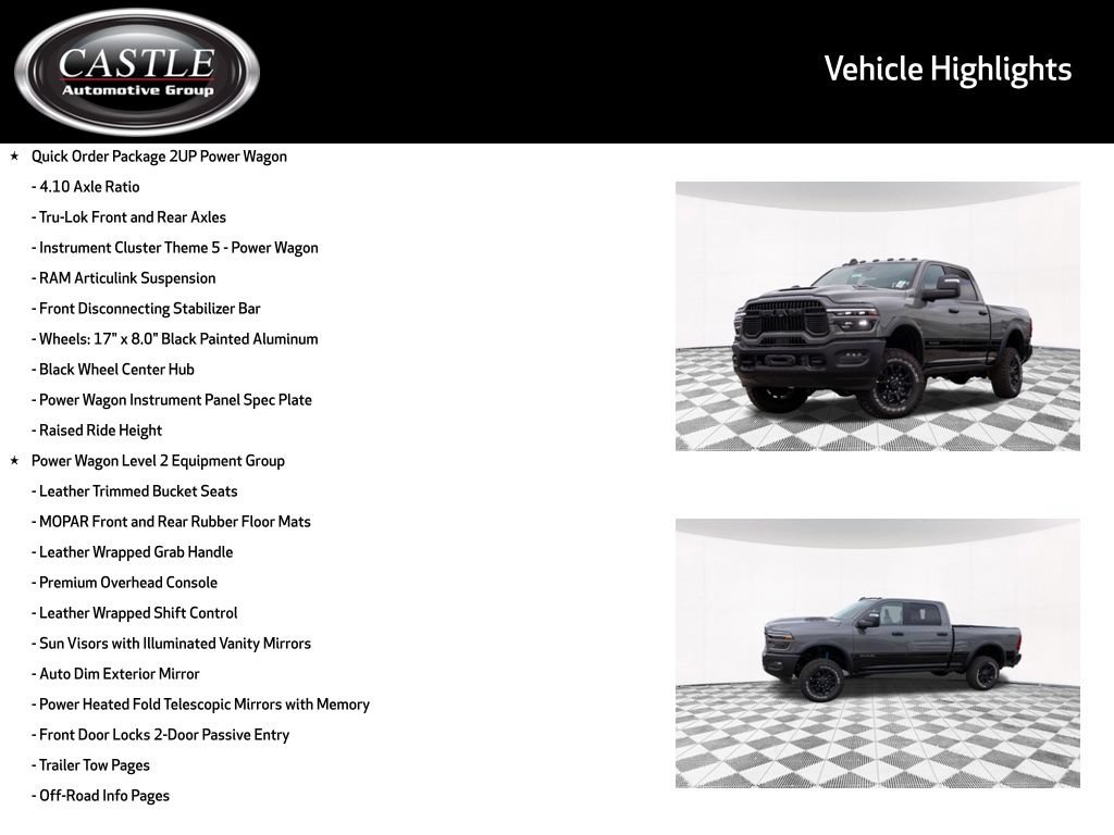 New 2026 RAM 2500 Power Wagon AWD/4WD image 3