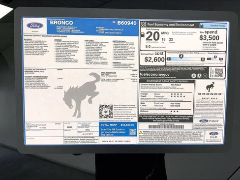 New 2025 Ford Bronco 4-Door image 22