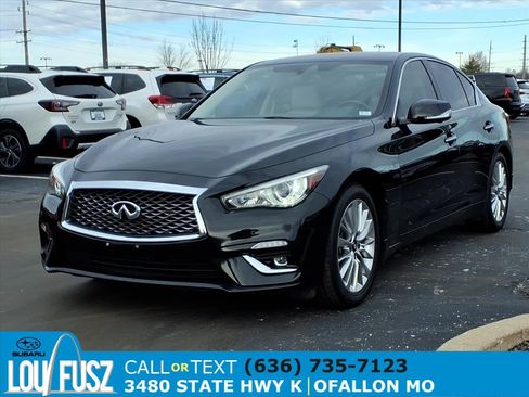Used 2021 INFINITI Q50 Luxe w/ Seat & Sound Package image 2