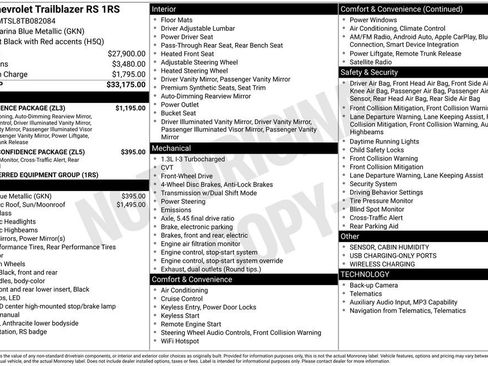 New 2026 Chevrolet TrailBlazer RS w/ Convenience Package FWD image 6