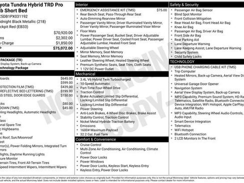 Certified 2023 Toyota Tundra TRD Pro AWD/4WD image 35