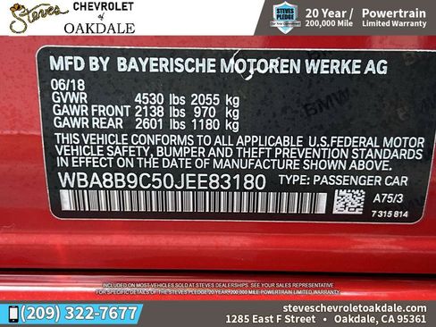 Used 2018 BMW 330i Sedan w/ Convenience Package RWD image 37