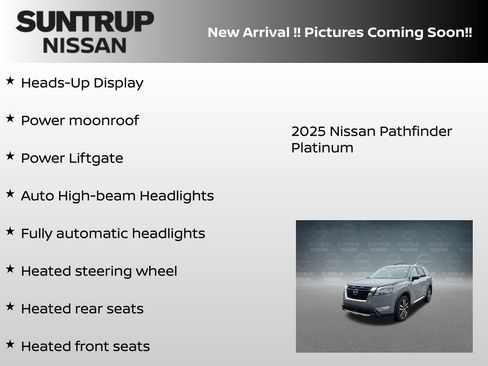 Certified 2025 Nissan Pathfinder Platinum w/ Cargo Package AWD/4WD image 12