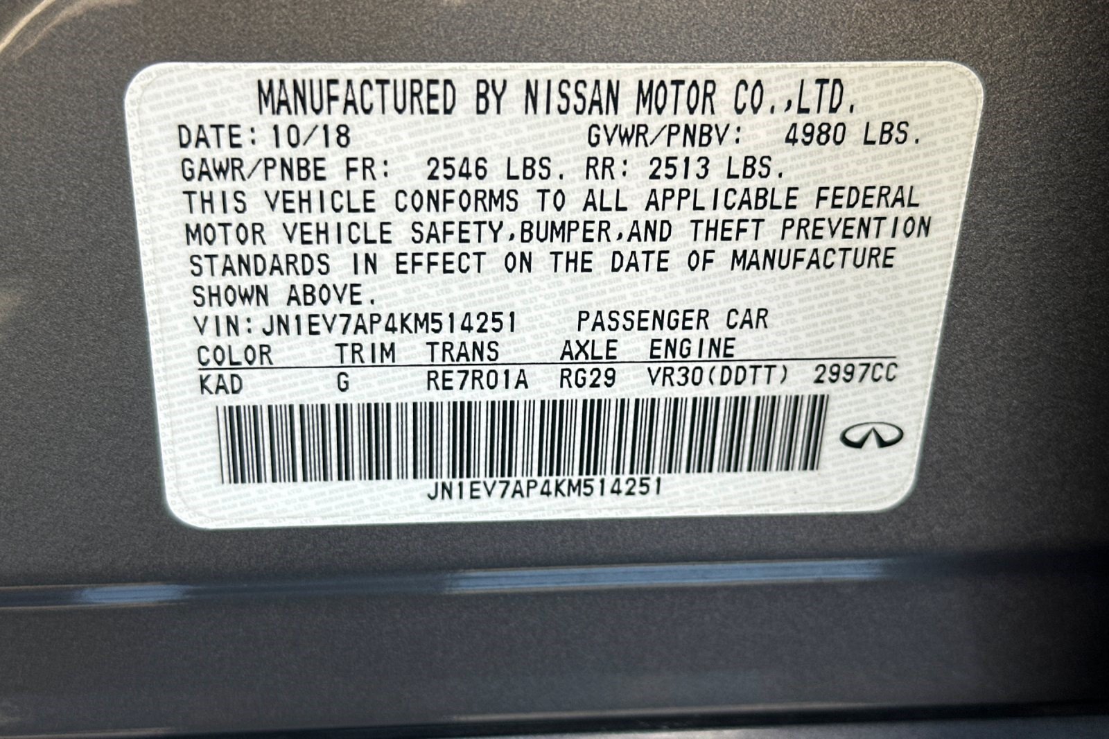 Used 2019 INFINITI Q50 Sport RWD image 40