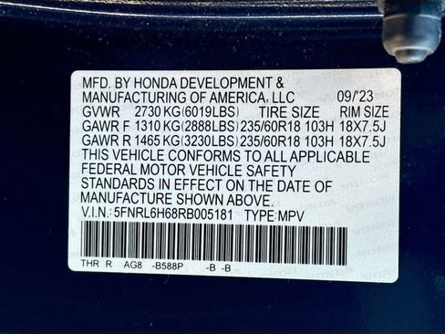 Used 2024 Honda Odyssey EX-L image 33