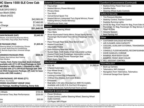 Used 2015 GMC Sierra 1500 SLE w/ All-Terrain Package image 13