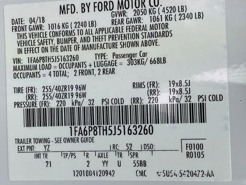 Used 2018 Ford Mustang Coupe w/ Equipment Group 101A image 34