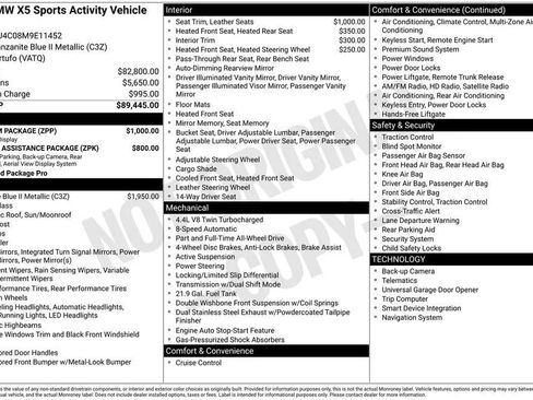 Used 2021 BMW X5 M50i w/ Premium Package image 33