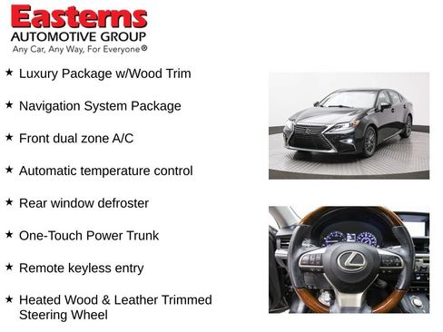 Used 2018 Lexus ES 350 w/ Luxury Package w/Wood Trim FWD image 11