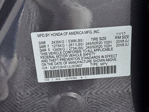 Used 2018 Acura MDX FWD w/ Technology Package image 12