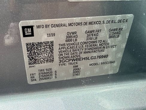 Used 2020 Chevrolet Silverado 1500 Custom w/ Infotainment Package RWD image 37