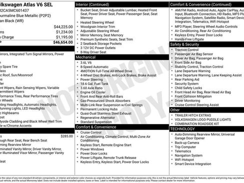 Used 2021 Volkswagen Atlas SEL image 2