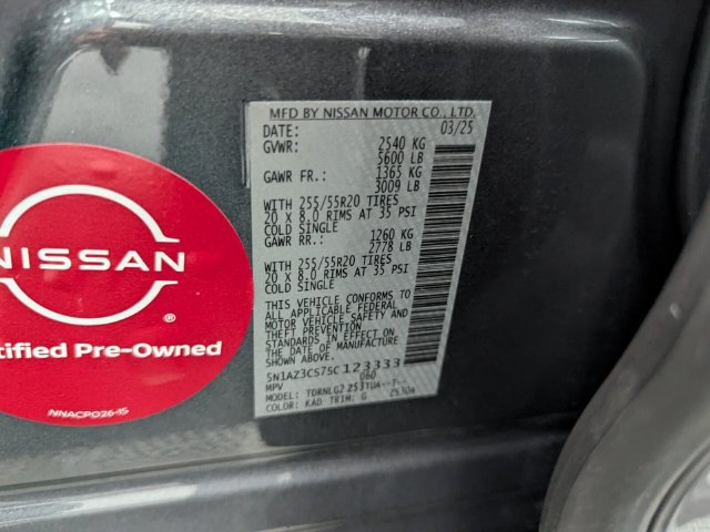Used 2025 Nissan Murano SL w/ Cargo Package AWD/4WD image 34