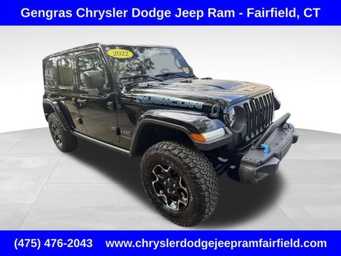 Used 2022 Jeep Wrangler Unlimited Rubicon 4xe w/ Steel Bumper Group AWD/4WD image 1