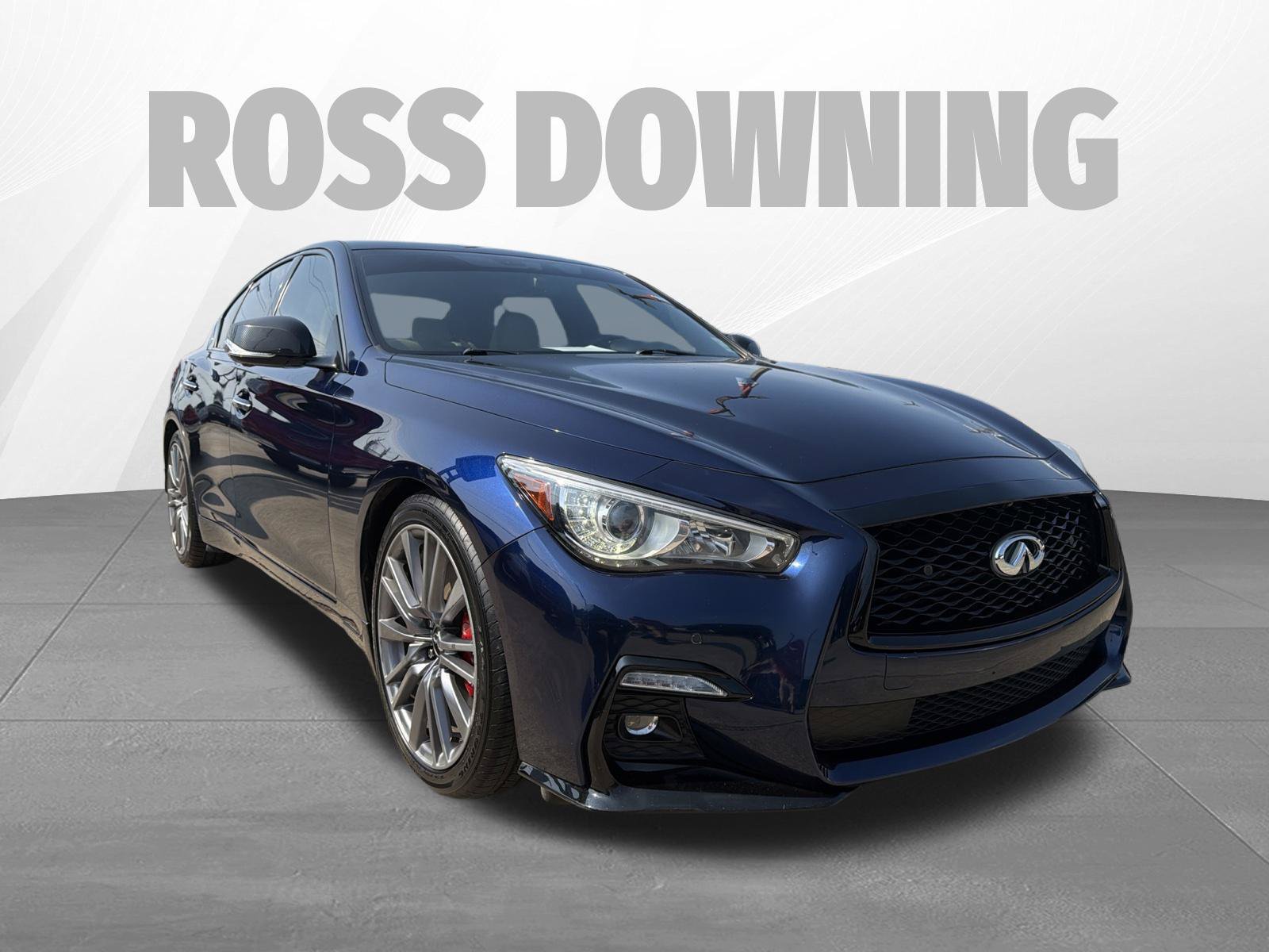 Used 2022 INFINITI Q50 Red Sport 400 w/ Carbon Fiber Package RWD image 3
