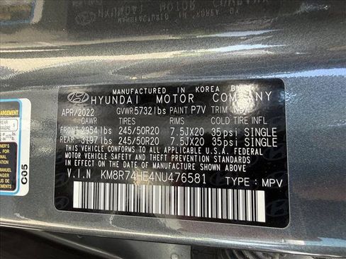 Used 2022 Hyundai Palisade Calligraphy FWD image 30