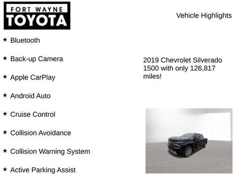 Used 2019 Chevrolet Silverado 1500 High Country w/ Safety Package II AWD/4WD image 8