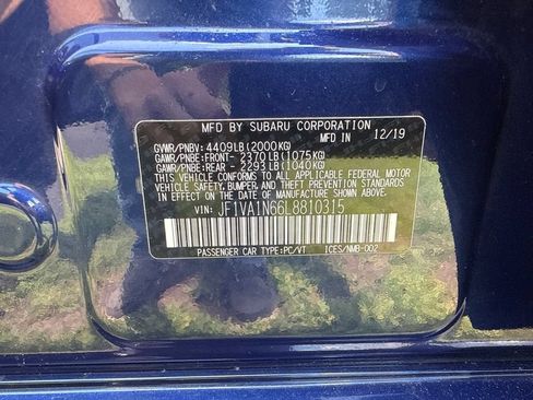 Used 2020 Subaru WRX Limited AWD/4WD image 30