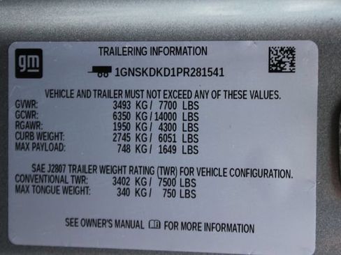 Used 2023 Chevrolet Suburban Z71 w/ Luxury Package AWD/4WD image 40