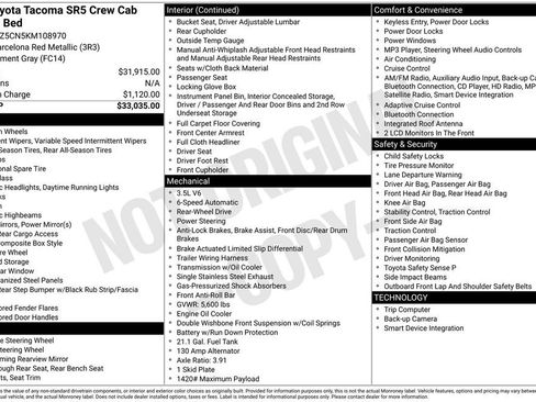 Used 2019 Toyota Tacoma SR5 image 5
