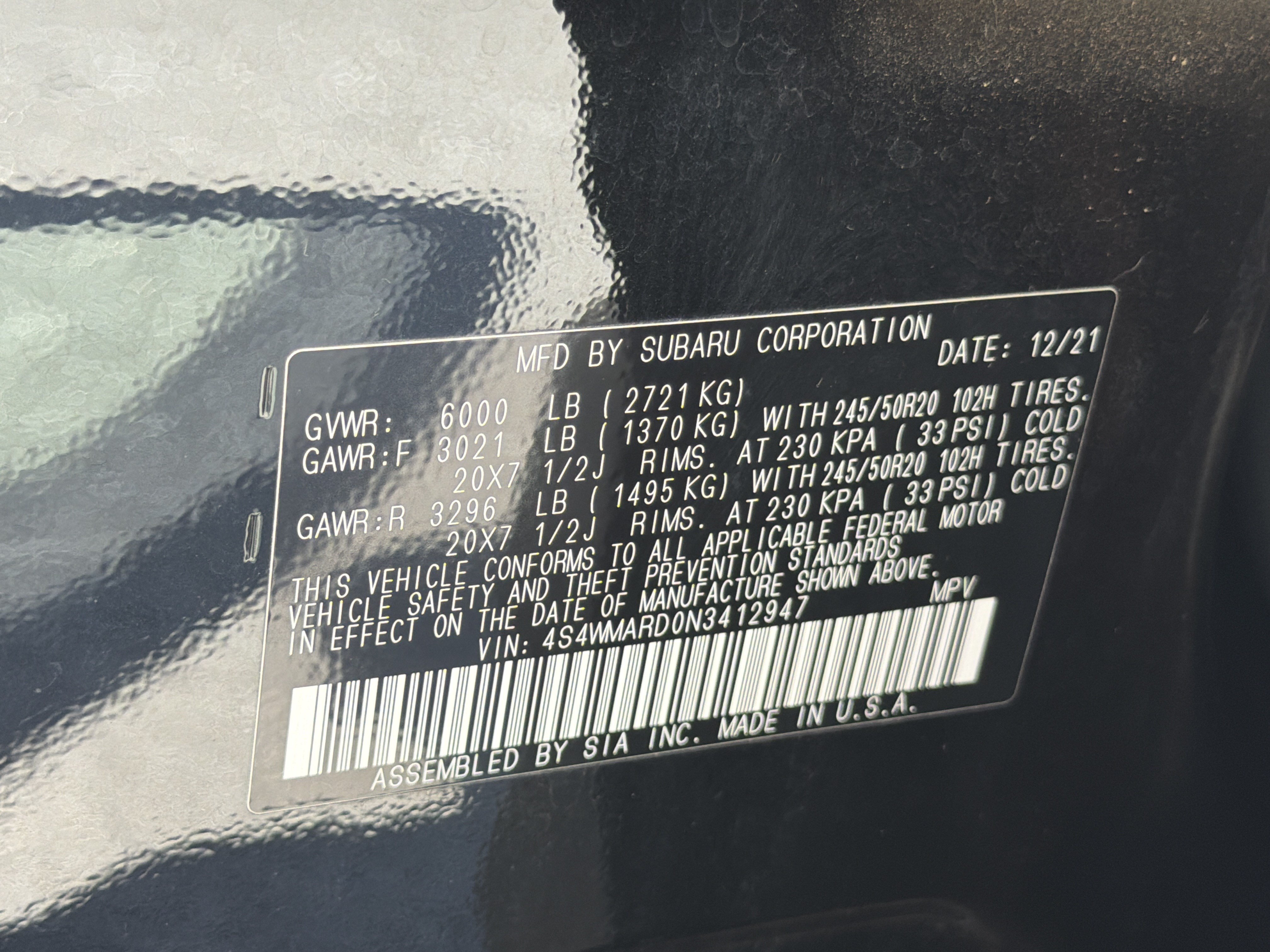 Used 2022 Subaru Ascent Touring AWD/4WD image 16