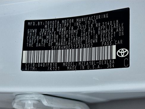 Used 2026 Toyota Corolla LE image 12