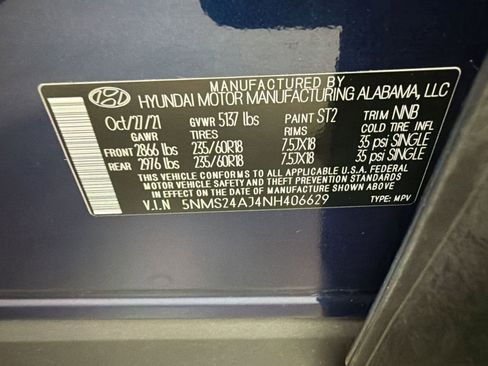 Used 2022 Hyundai Santa Fe SEL FWD image 20