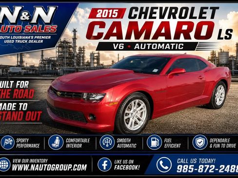 Used 2015 Chevrolet Camaro LS RWD image 1
