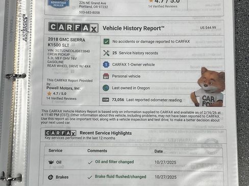 Used 2018 GMC Sierra 1500 SLT image 39