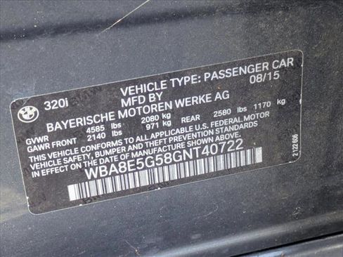 Used 2016 BMW 320i xDrive Sedan image 16