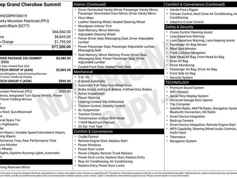 Used 2023 Jeep Grand Cherokee Summit AWD/4WD image 6