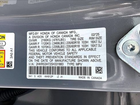 Certified 2025 Honda CR-V EX-L image 18