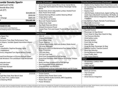 Used 2018 Hyundai Sonata Sport w/ Tech Package 05 image 11