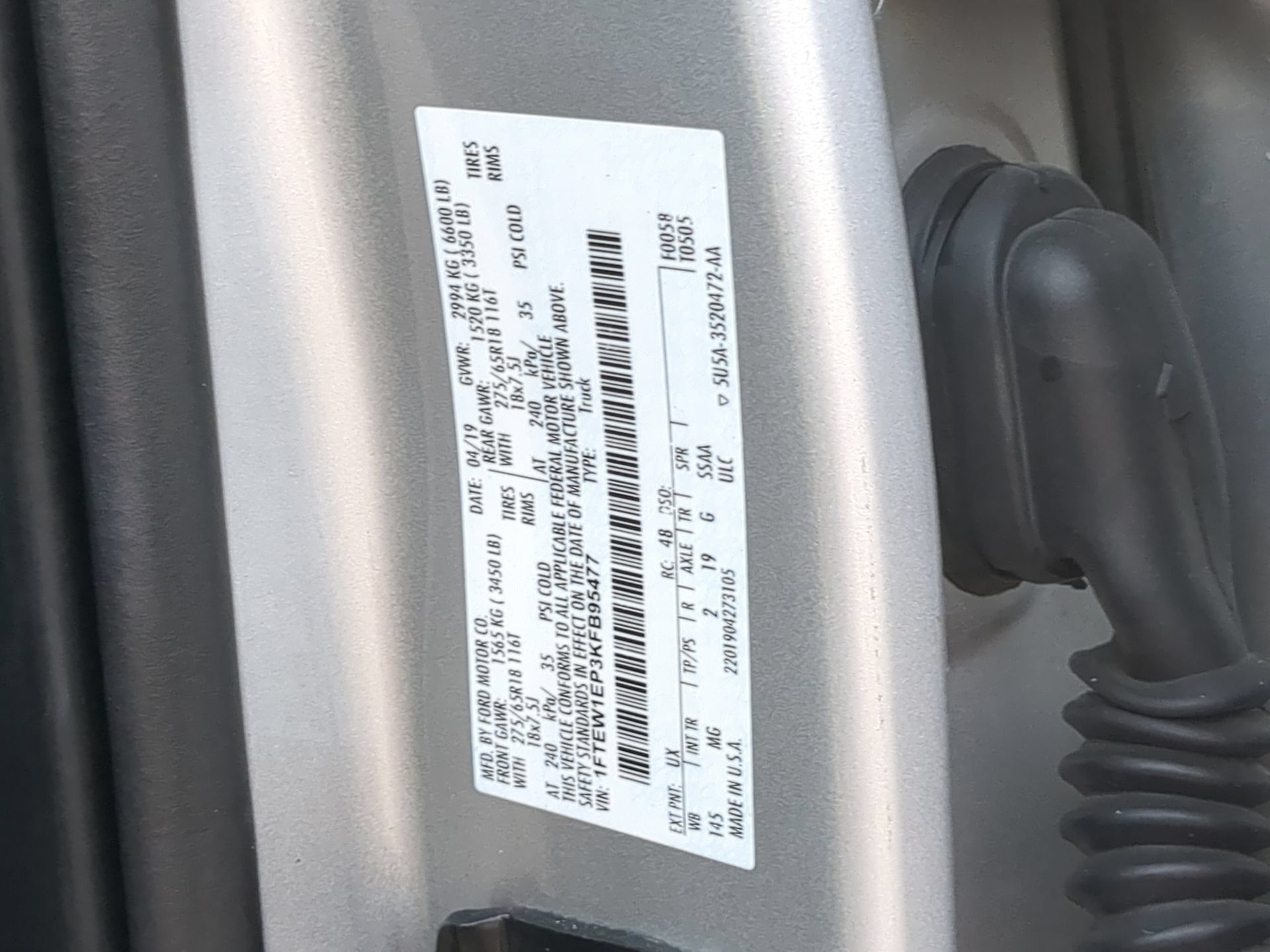 Used 2019 Ford F150 XLT w/ Equipment Group 302A Luxury AWD/4WD image 73