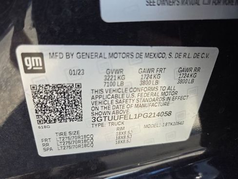 Used 2023 GMC Sierra 1500 AT4X AWD/4WD image 20