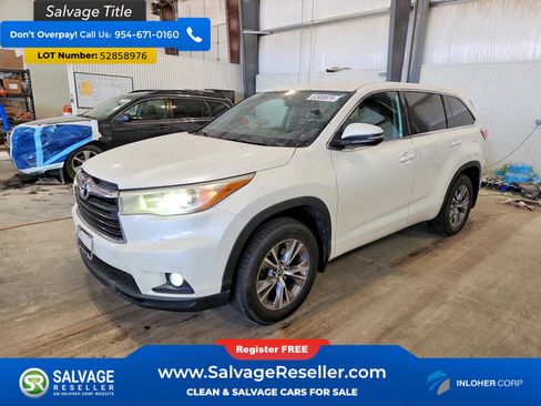 Used 2016 Toyota Highlander Plus AWD/4WD image 1